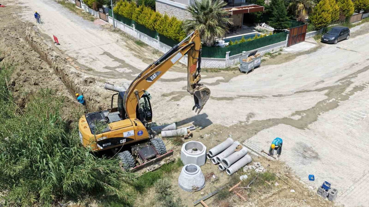 AYDIN BÜYÜKŞEHİR’DEN DAVUTLAR’DA ALTYAPI YATIRIMI