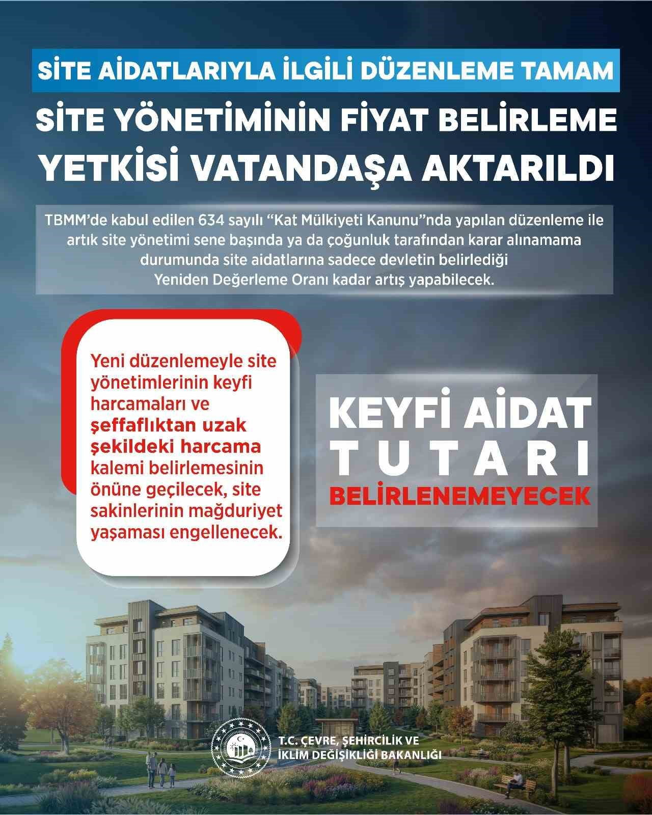BAKAN KURUM, YENİ DÜZENLEMEYE İLİŞKİN SOSYAL MEDYA HESABINDAN PAYLAŞIM YAPTI