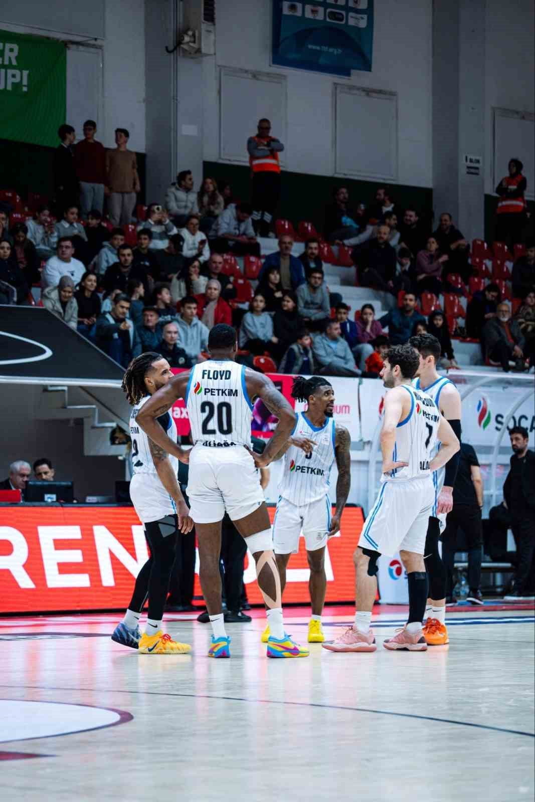 BASKETBOL SÜPER LİGİ EKİPLERİNDEN ALİAĞA PETKİMSPOR, 28. HAFTA ERTELEME KARŞILAŞMASINDA...