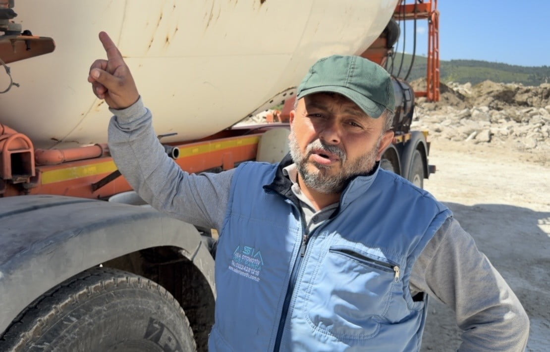 BETON MİKSERİ ŞOFÖRÜ OSMAN ÇOLAK