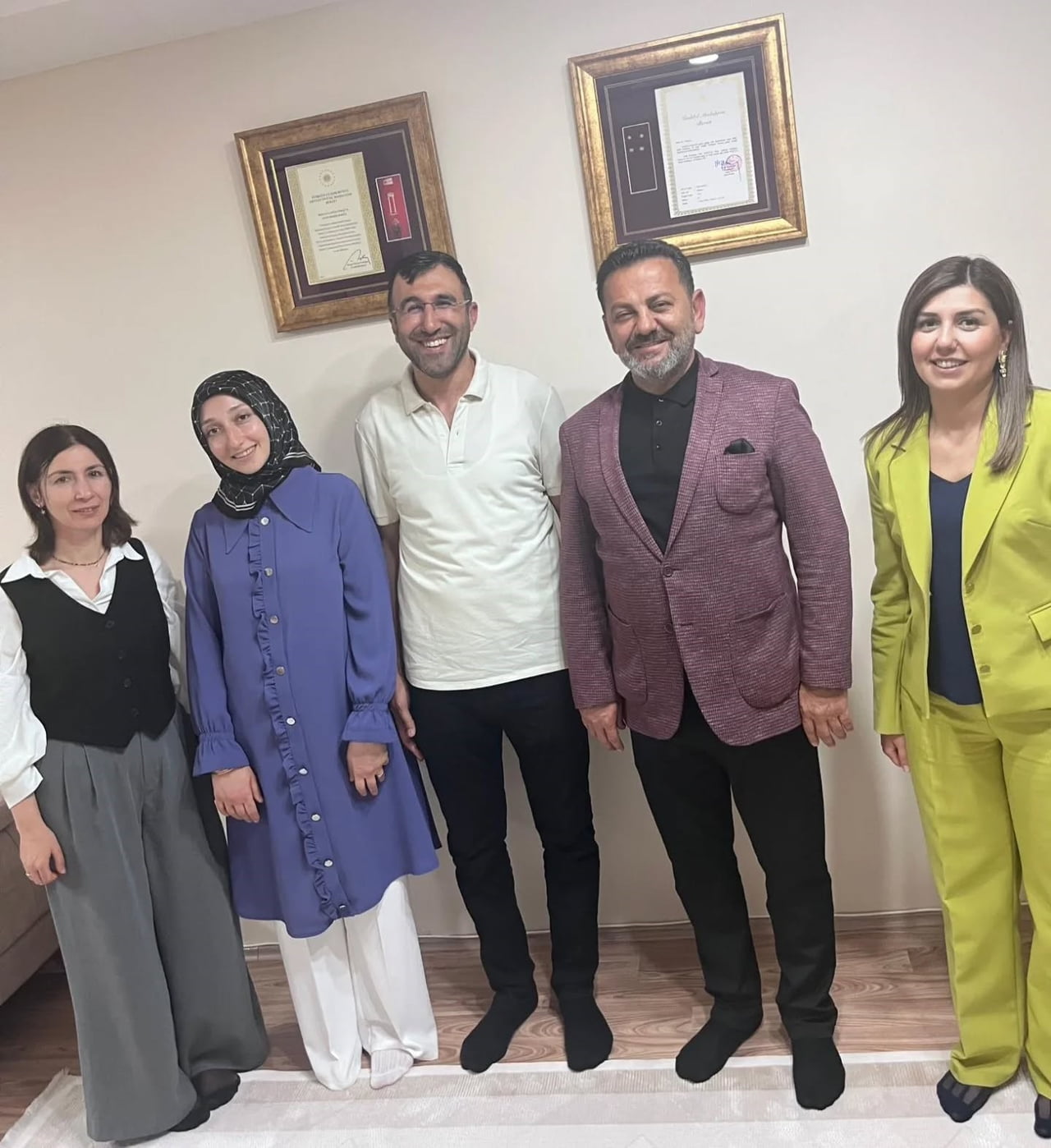 BİLECİK AİLE VE SOSYAL HİZMETLER İL MÜDÜRÜ NEJAT İLHAN, GAZİ BARIŞ BAĞCI VE EŞİ MERVE NUR BAĞCI...