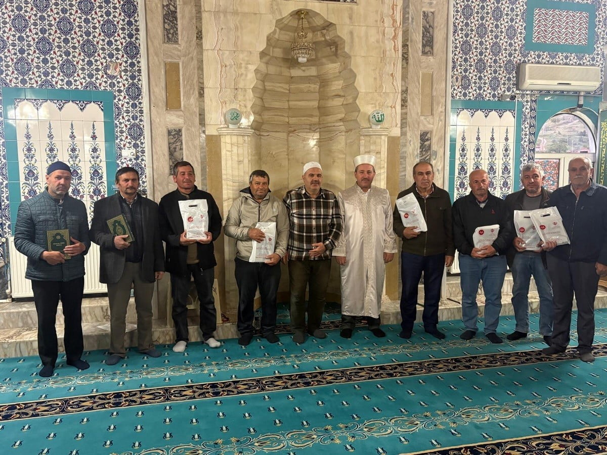 BİLECİK İL MÜFTÜSÜ AHMET DİLEK, BİLECİK'İN SÖĞÜT İLÇESİNE BAĞLI KÜRE KÖYÜNDE DÜZENLENEN SABAH...