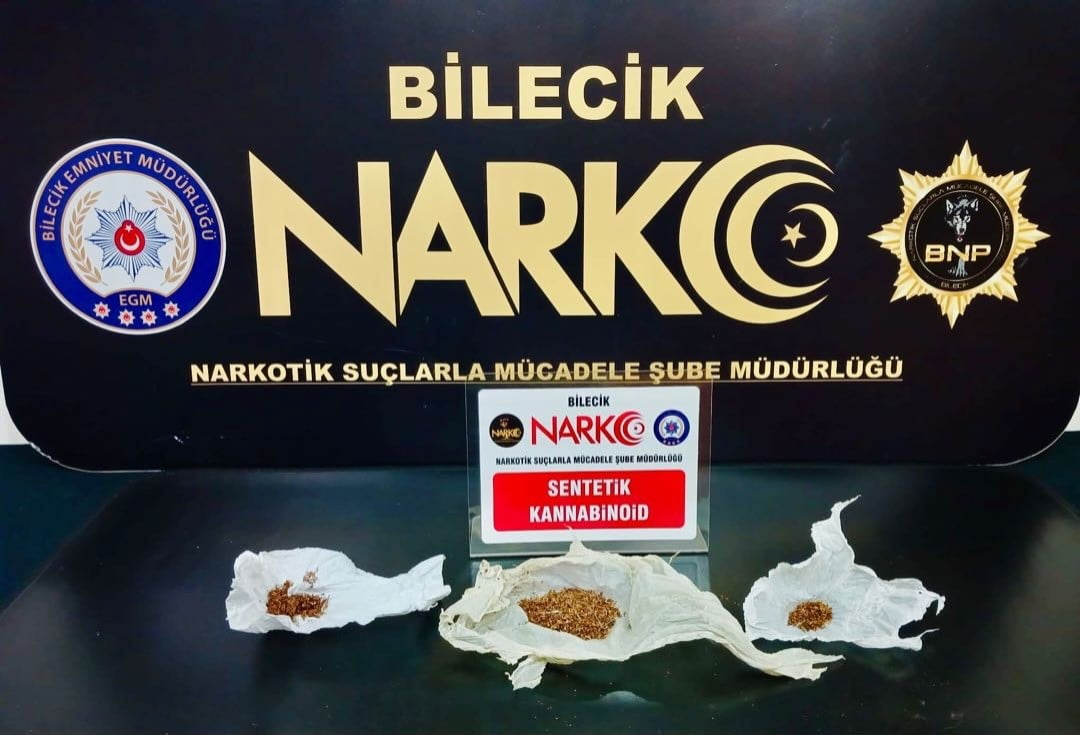BİLECİK’TE UYUŞTURUCU OPERASYONU: 1 ŞÜPHELİ YAKALANDI