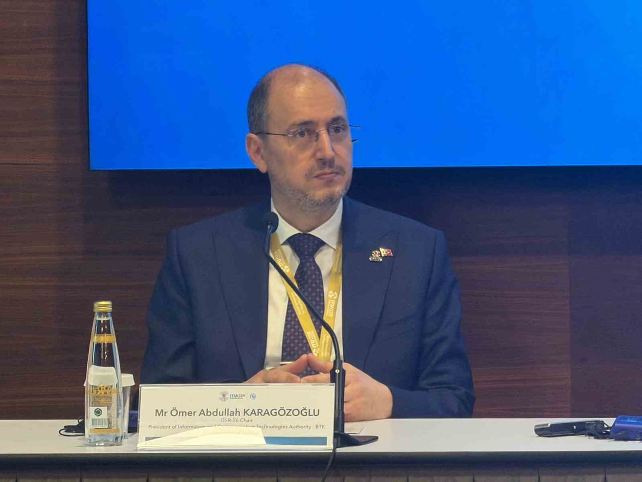 BİLGİ TEKNOLOJİLERİ VE İLETİŞİM KURUMU BAŞKANI ÖMER ABDULLAH KARAGÖZOĞLU