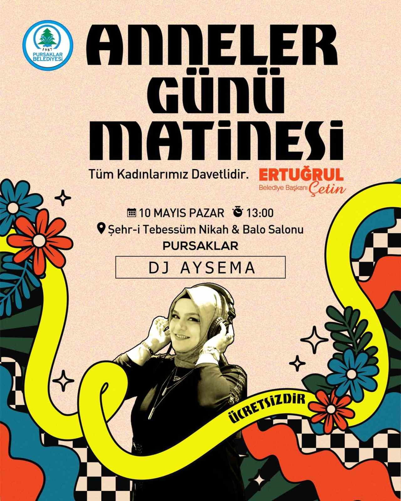 BİRBİRİ ARDINA SOSYAL VE KÜLTÜREL PROGRAMLARLA ÖN PLANA ÇIKAN PURSAKLAR BELEDİYESİ, 10 MAYIS...