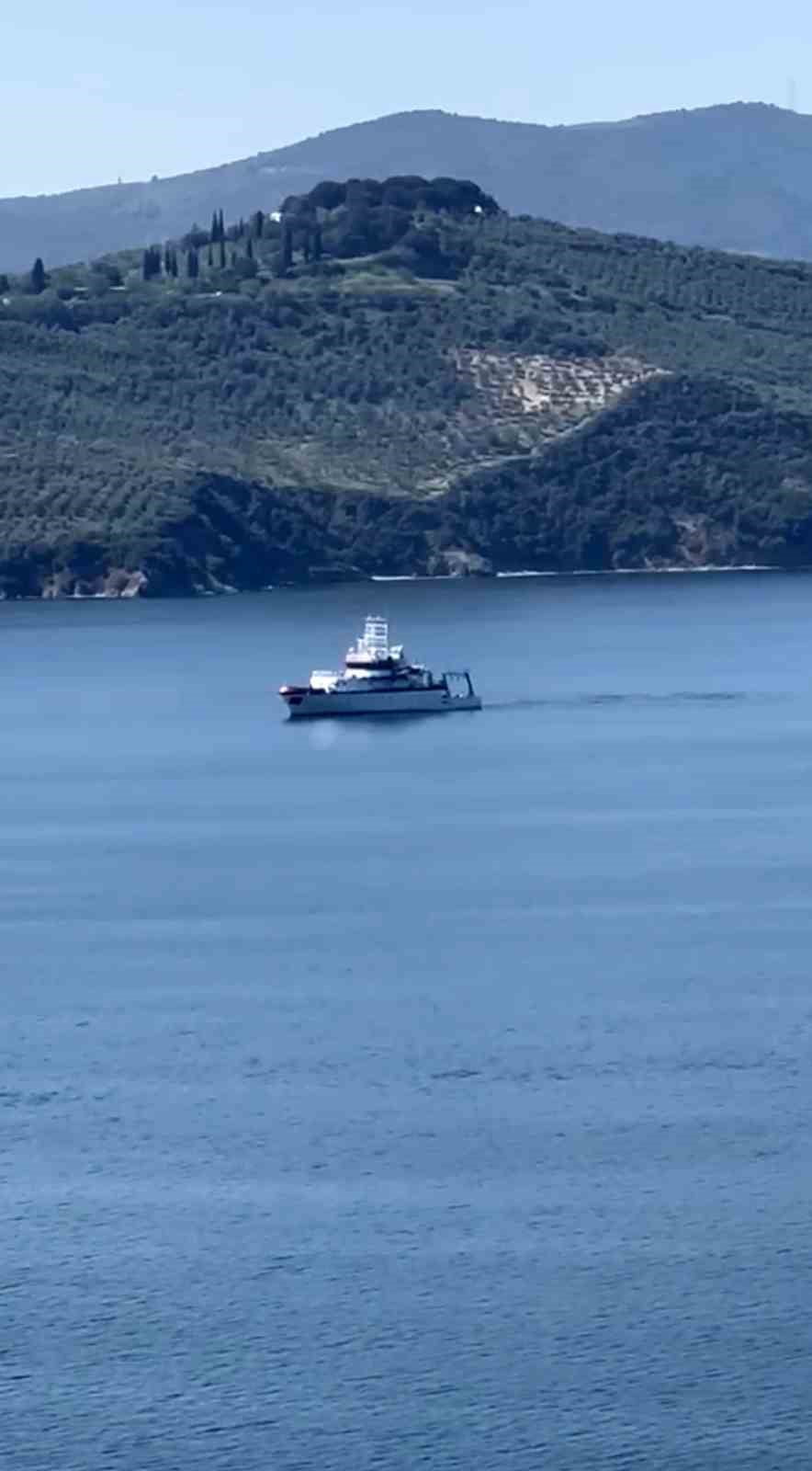 BÖLGEDE GÖREV YAPAN ARAŞTIRMA GEMİSİ, DEPREM RİSKİNE İLİŞKİN BİLİMSEL VERİLERİN TOPLANMASI VE...