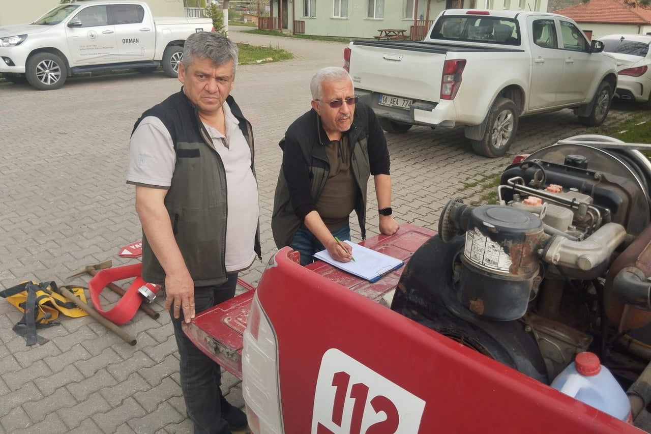 BOLU ORMAN BÖLGE MÜDÜRLÜĞÜ TARAFINDAN, YAKLAŞAN ORMAN YANGINLARI SEZONU ÖNCESİNDE YANGINLA...