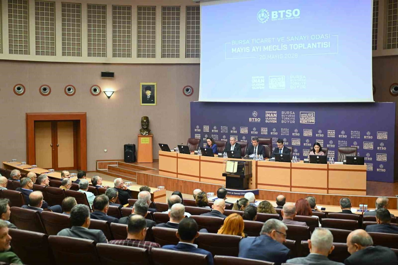 BURSA TİCARET VE SANAYİ ODASI (BTSO) MAYIS AYI MECLİS TOPLANTISI ODA HİZMET BİNASI’NDA...