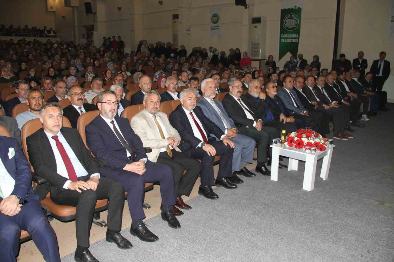 ÇARŞAMBA İLÇESİNDE MEVLİD-İ NEBİ HAFTASI KAPSAMINDA "HZ. PEYGAMBER VE AİLE AHLAKI" KONULU...