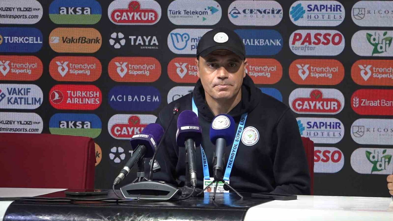 ÇAYKUR RİZESPOR YARDIMCI ANTRENÖRÜ EKREM HAYYAM DAĞ “BEŞİKTAŞLI OYUNCULARIN YÜZÜNE BAKSANIZ BİLE...