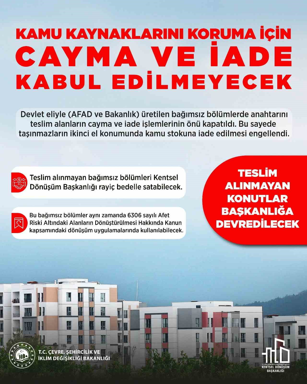 ÇEVRE, ŞEHİRCİLİK VE İKLİM DEĞİŞİKLİĞİ BAKANI MURAT KURUM, TORBA KANUNLA HAYATA GEÇİRİLEN...