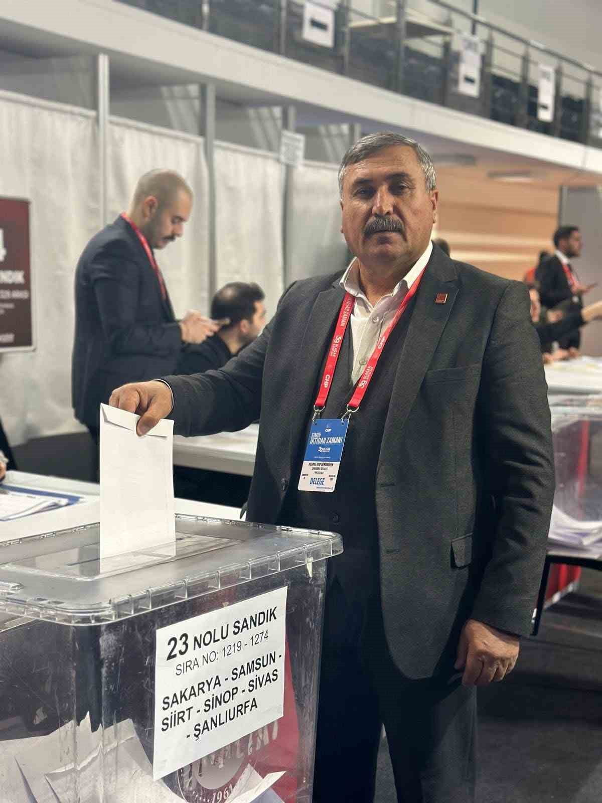 CHP İLÇE BAŞKANI MEHMET EYYÜP DEMİRBÖKEN (ARŞİV)