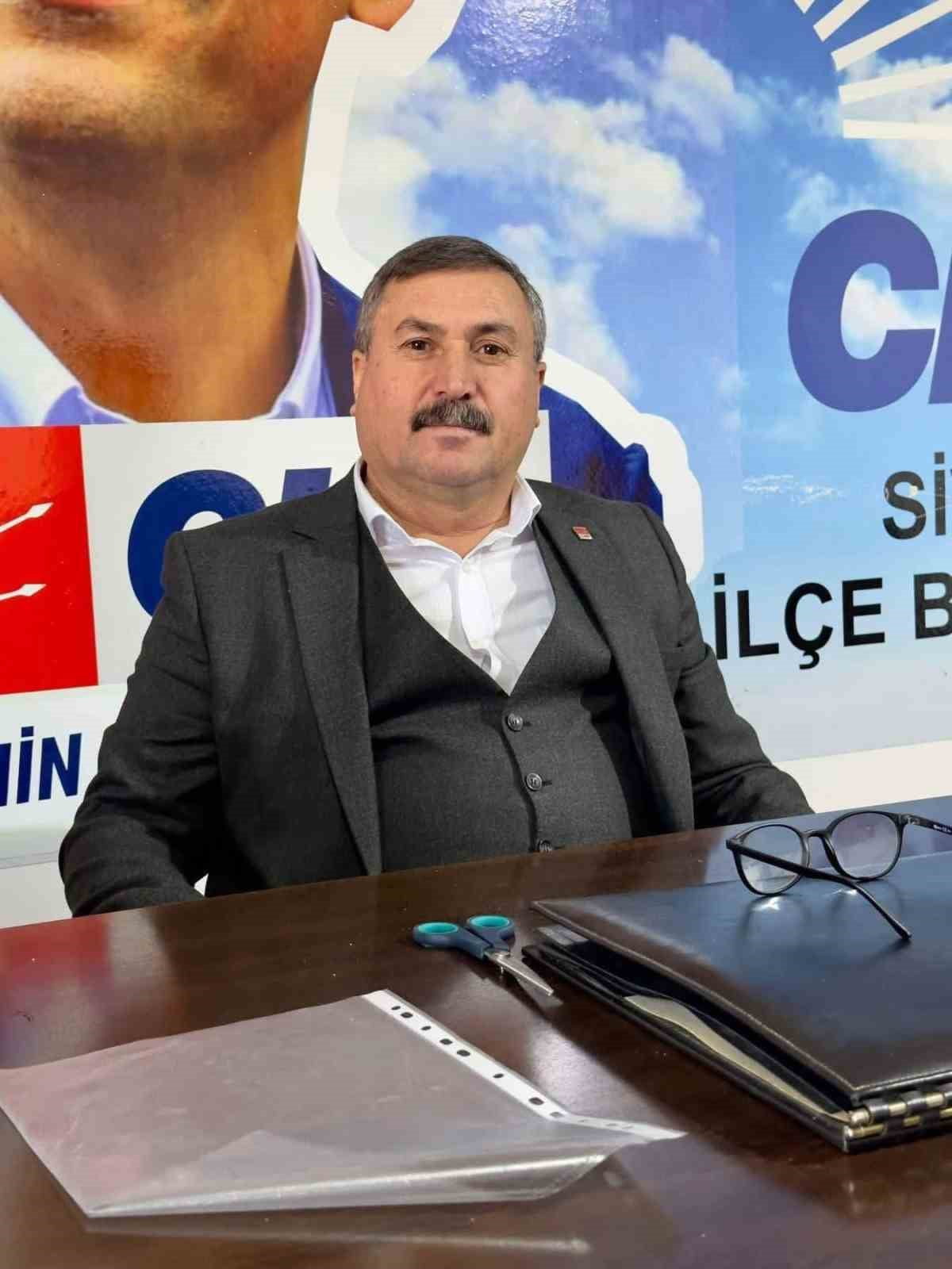 CHP İLÇE BAŞKANI MEHMET EYYÜP DEMİRBÖKEN (ARŞİV)