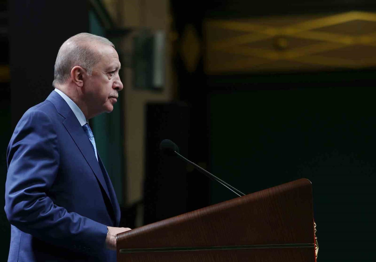CUMHURBAŞKANI ERDOĞAN, CUMHURBAŞKANLIĞI KÜLLİYESİ'NDE GERÇEKLEŞTİRİLEN KABİNE TOPLANTISI'NIN...