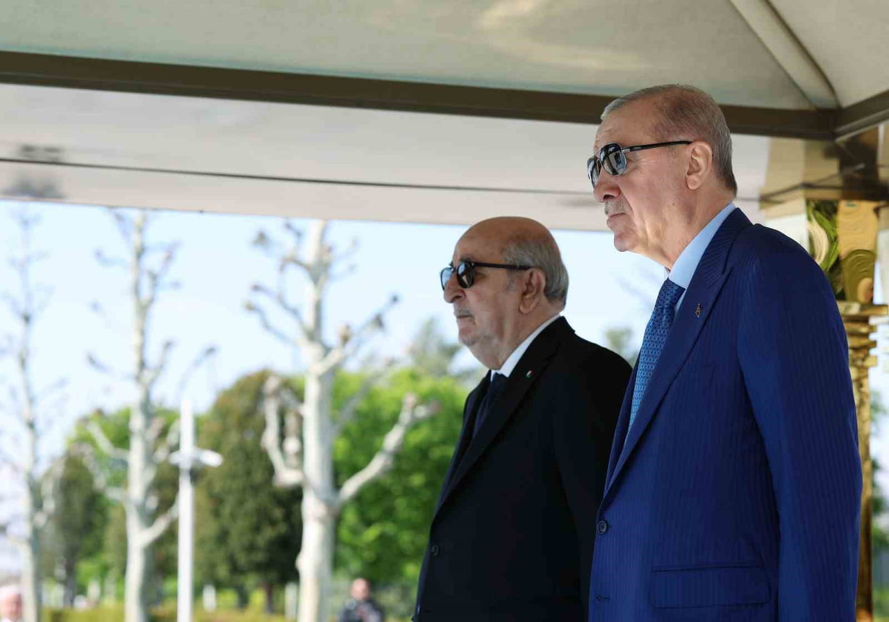 CUMHURBAŞKANI RECEP TAYYİP ERDOĞAN, TÜRKİYE'Yİ ZİYARET EDEN CEZAYİR CUMHURBAŞKANI ABDÜLMECİD...
