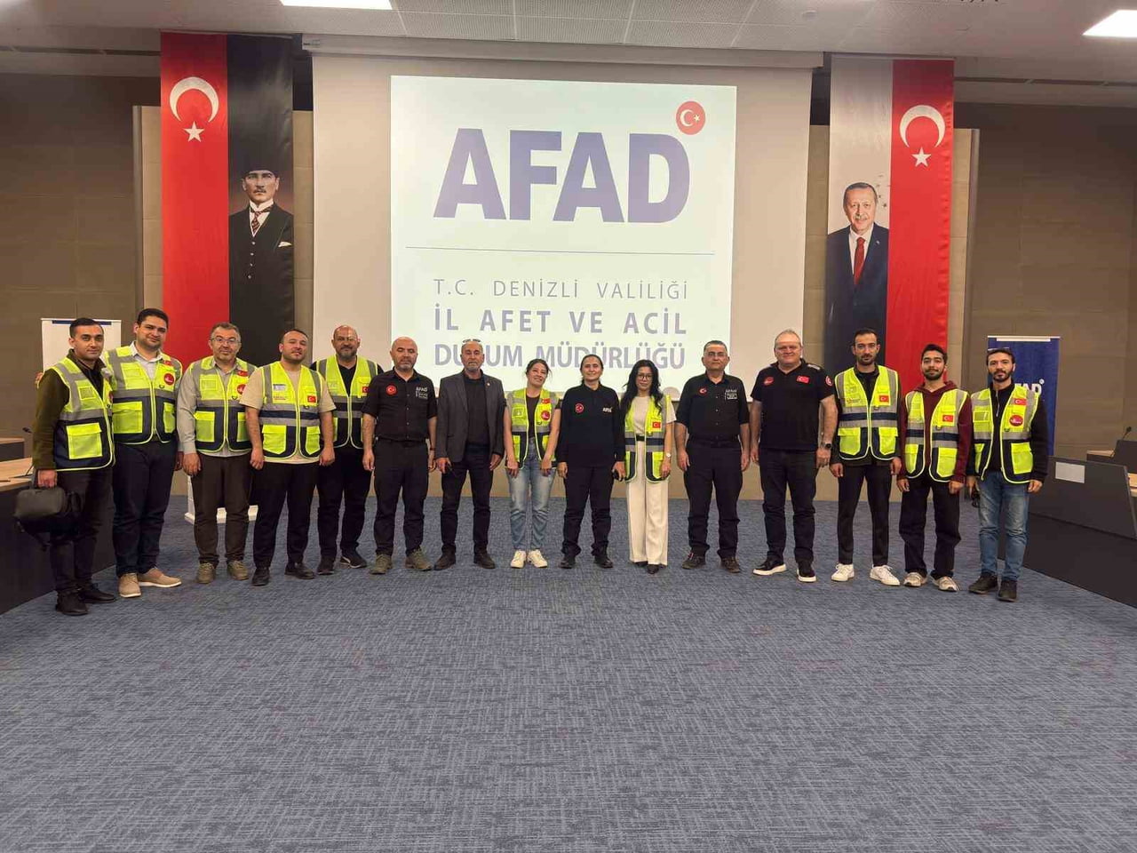 DENİZLİ'DE AFET VE ACİL DURUMLARA MÜDAHALE KAPASİTESİNİ ARTIRMAK AMACIYLA, İHAKUT HAVACILIK VE...