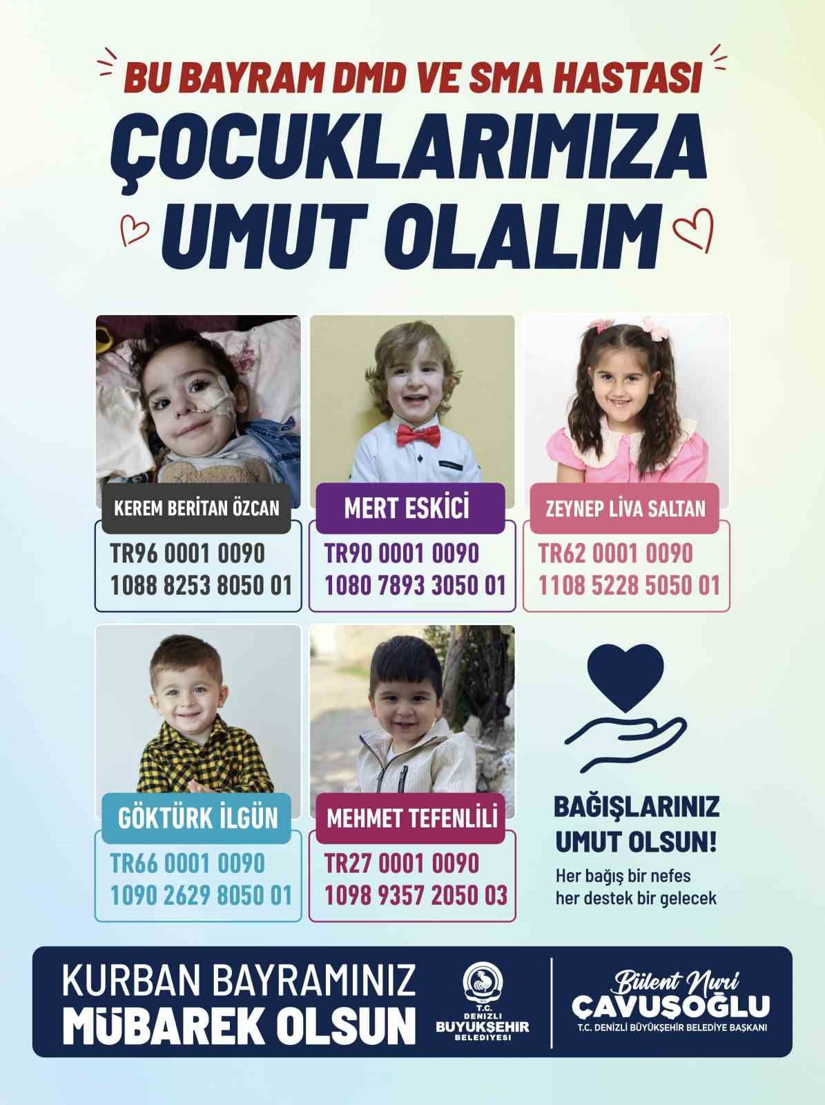 DENİZLİ BÜYÜKŞEHİR BELEDİYE BAŞKANI BÜLENT NURİ ÇAVUŞOĞLU, KURBAN BAYRAMI DOLAYISIYLA YAYIMLADIĞI...