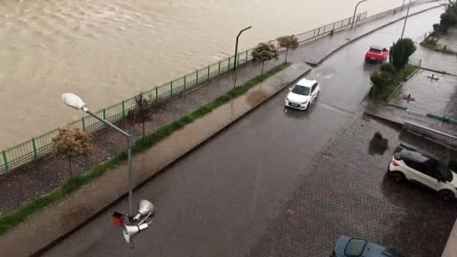Devrek’te dolu yağışı etkili oldu
