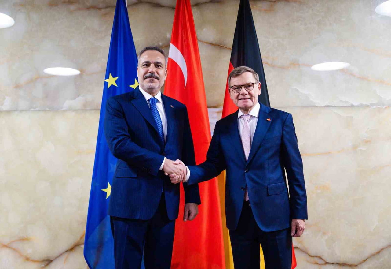 DIŞİŞLERİ BAKANI HAKAN FİDAN, ALMANYA'NIN BAŞKENTİ BERLİN’DE ALMANYA DIŞİŞLERİ BAKANI JOHANN DAVİD...