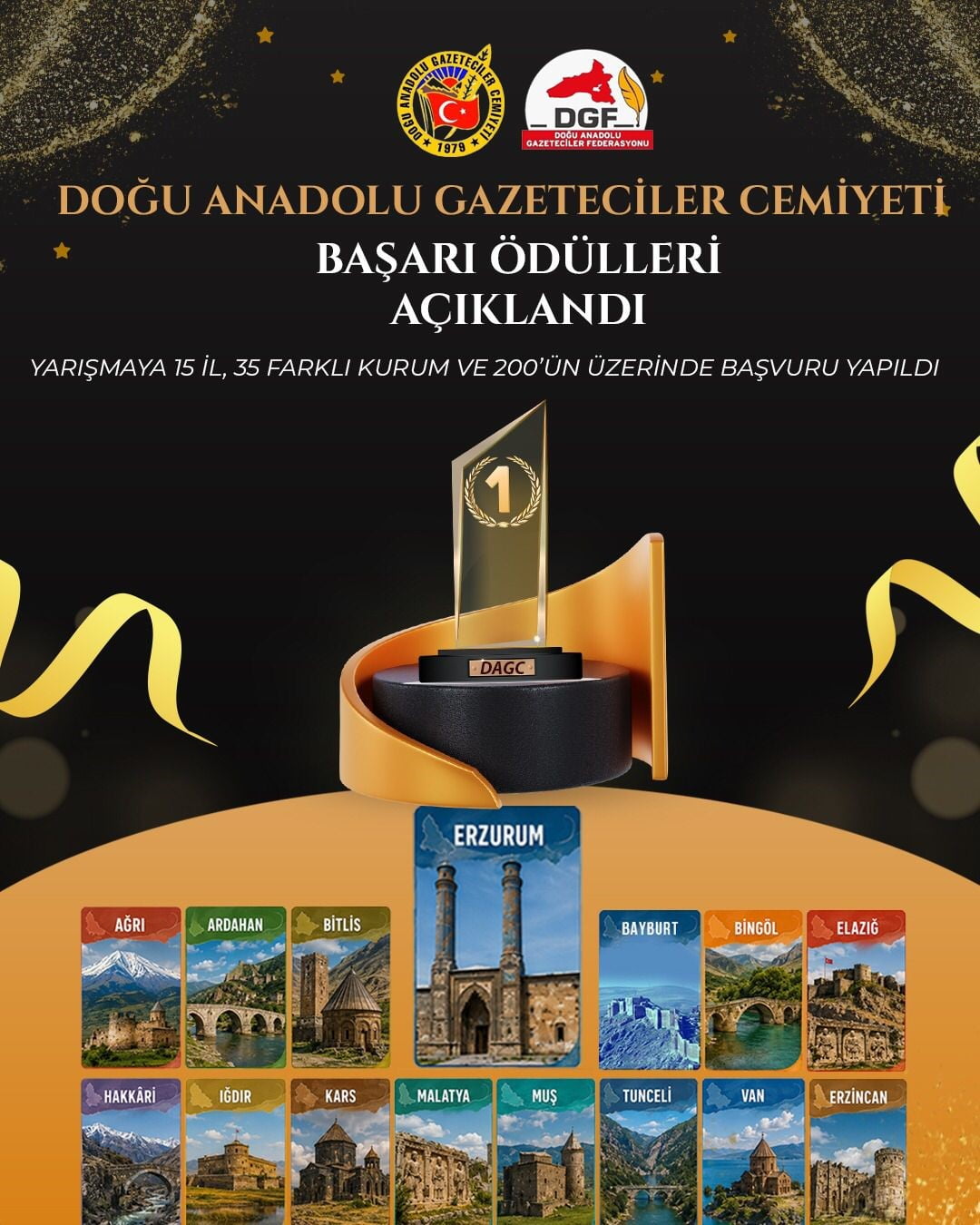 DOĞU ANADOLU GAZETECİLER CEMİYETİ’NİN DOĞU ANADOLU GAZETECİLER FEDERASYONU İLE BİRLİKTE GELENEKSEL...