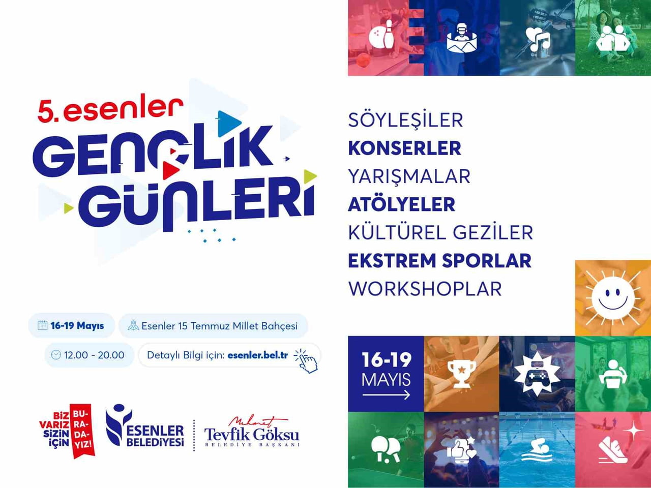 DÜNYACA ÜNLÜ FUTBOLCU MESUT ÖZİL İLE SEVİLEN STAND-UP KOMEDYENİ MUSTİ KUSTİ, 5. ESENLER GENÇLİK...
