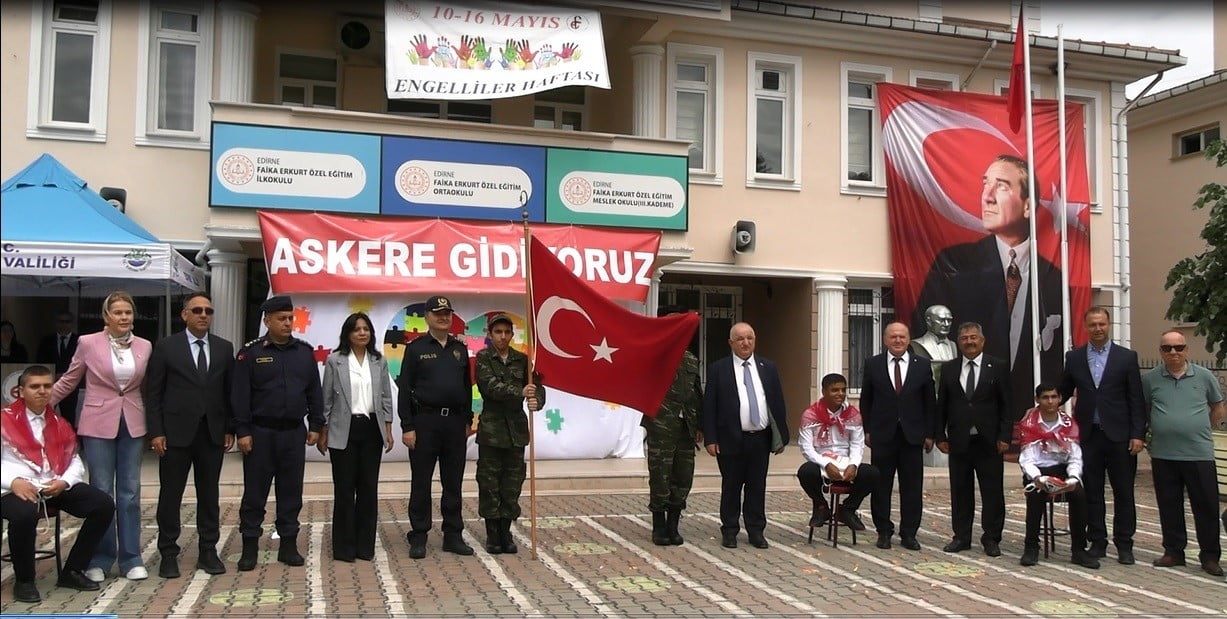 EDİRNE’DE ENGELLİLER HAFTASI DOLAYISIYLA DÜZENLENEN “FARKINDALIK VE TEMSİLİ ASKER KINASI PROGRAMI”...