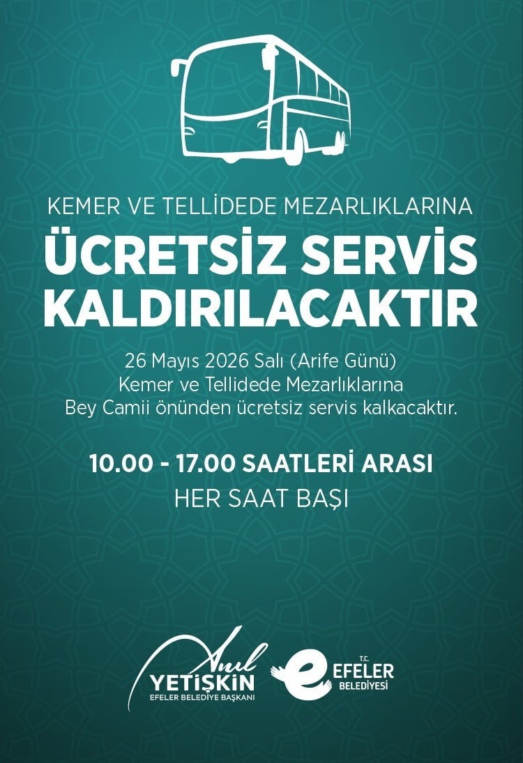 EFELER BELEDİYESİ’NDEN ÜCRETSİZ ULAŞIM DESTEĞİ