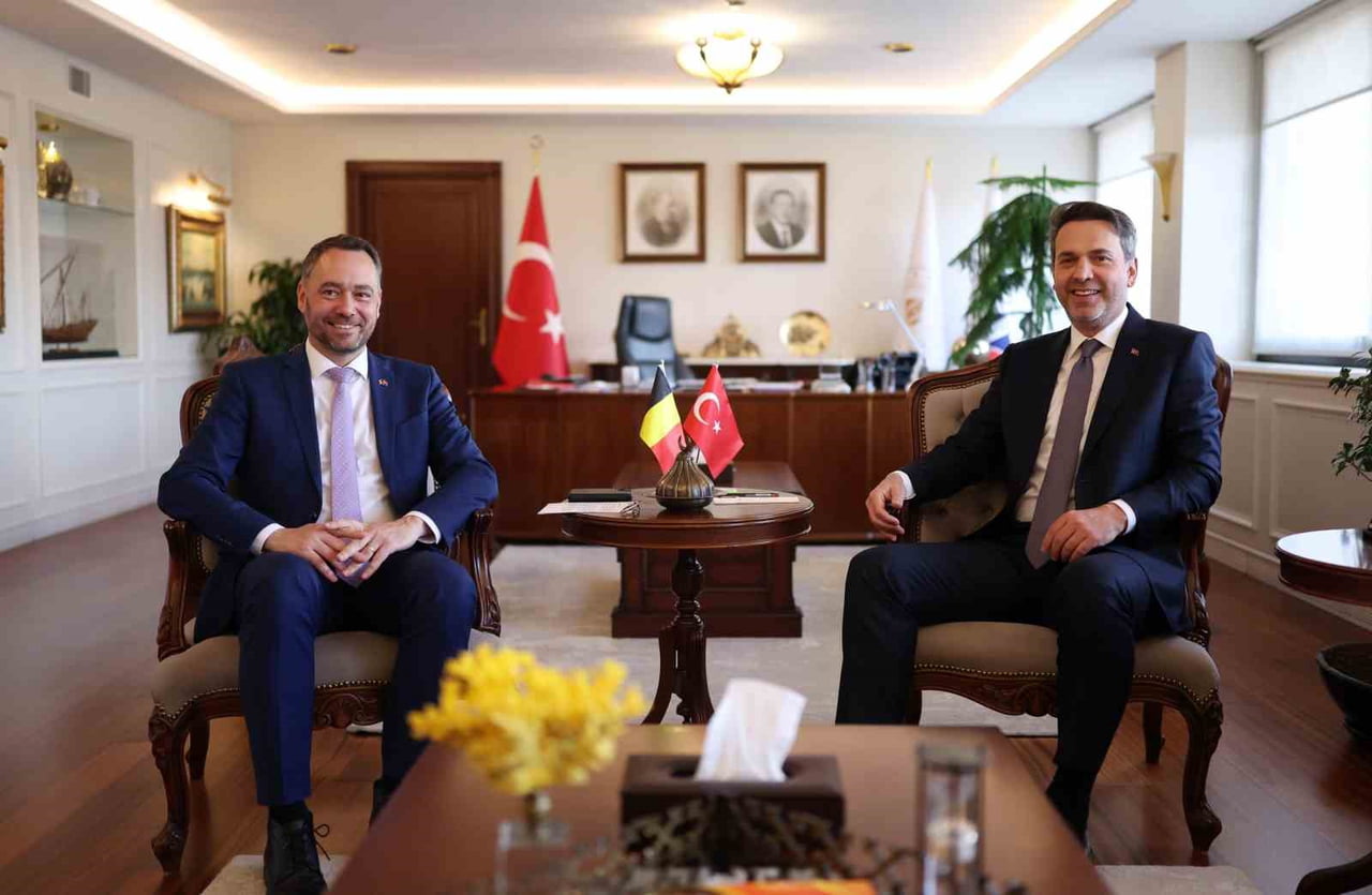 ENERJİ VE TABİİ KAYNAKLAR BAKANI ALPARSLAN BAYRAKTAR, BELÇİKA BAŞBAKAN YARDIMCISI VE DIŞİŞLERİ...