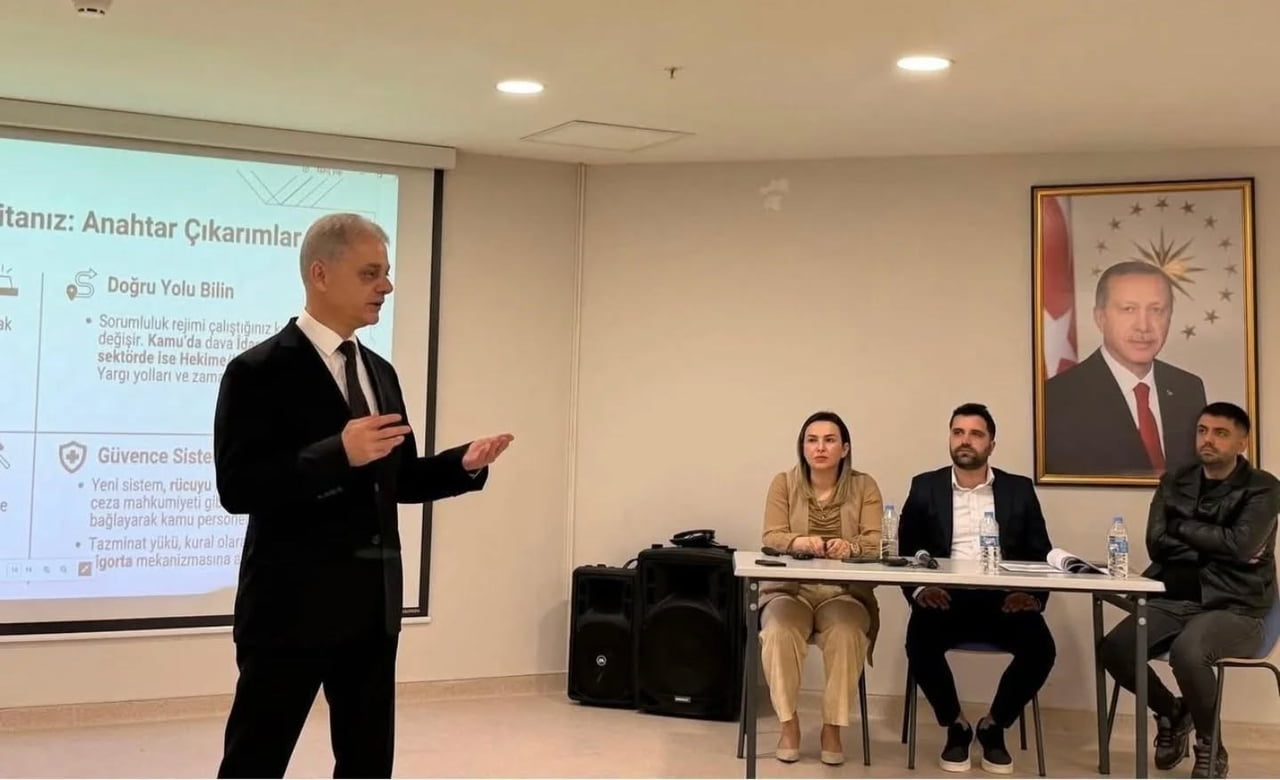 ERZİNCAN’DA SAĞLIK PERSONELİNE "MESLEKİ SORUMLULUK KURULU" EĞİTİMİ VERİLDİ