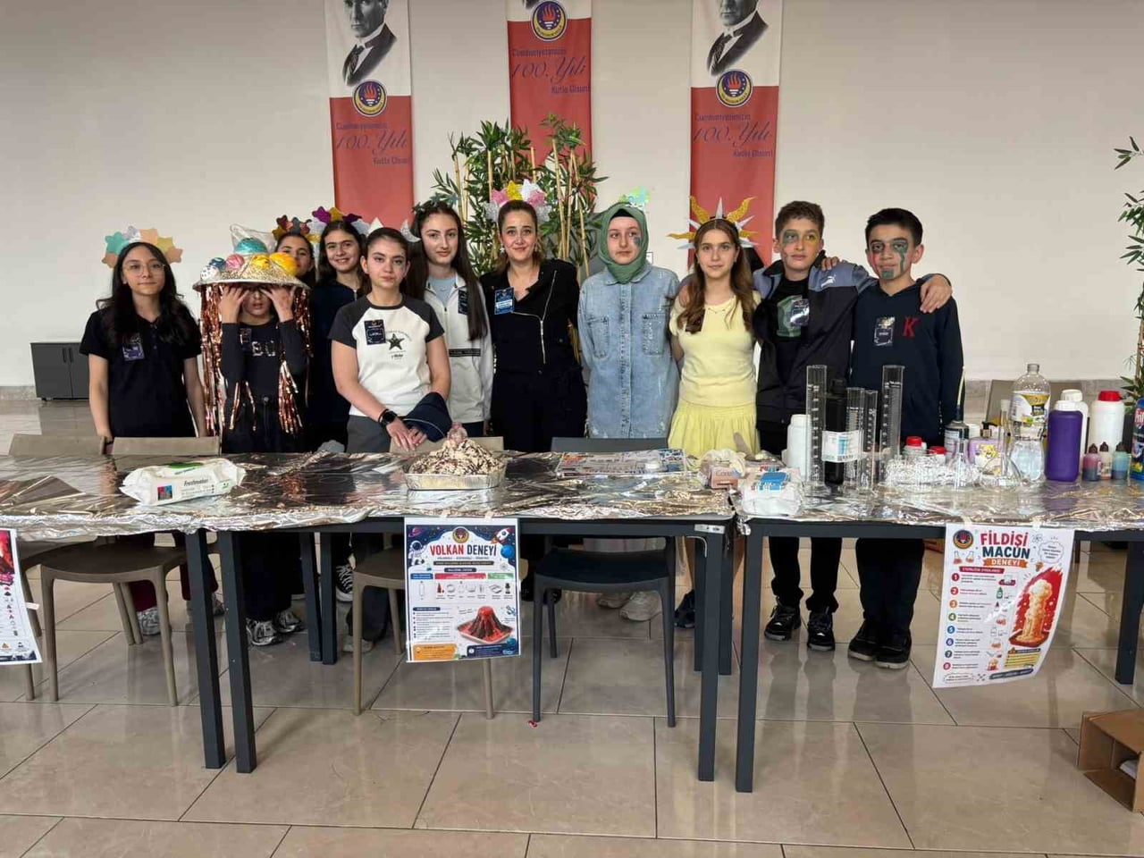 ERZURUM’DA DÜZENLENEN BİLİM VE TEKNOLOJİ ŞENLİĞİ, UZAY TEMASIYLA DÜZENLENDİ.