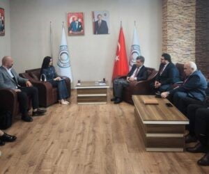 FERUDUN CEVAHİROĞLU, BİRLEŞİK ARAP EMİRLİKLERİ DİPLOMATLARINI KABUL ETTİ