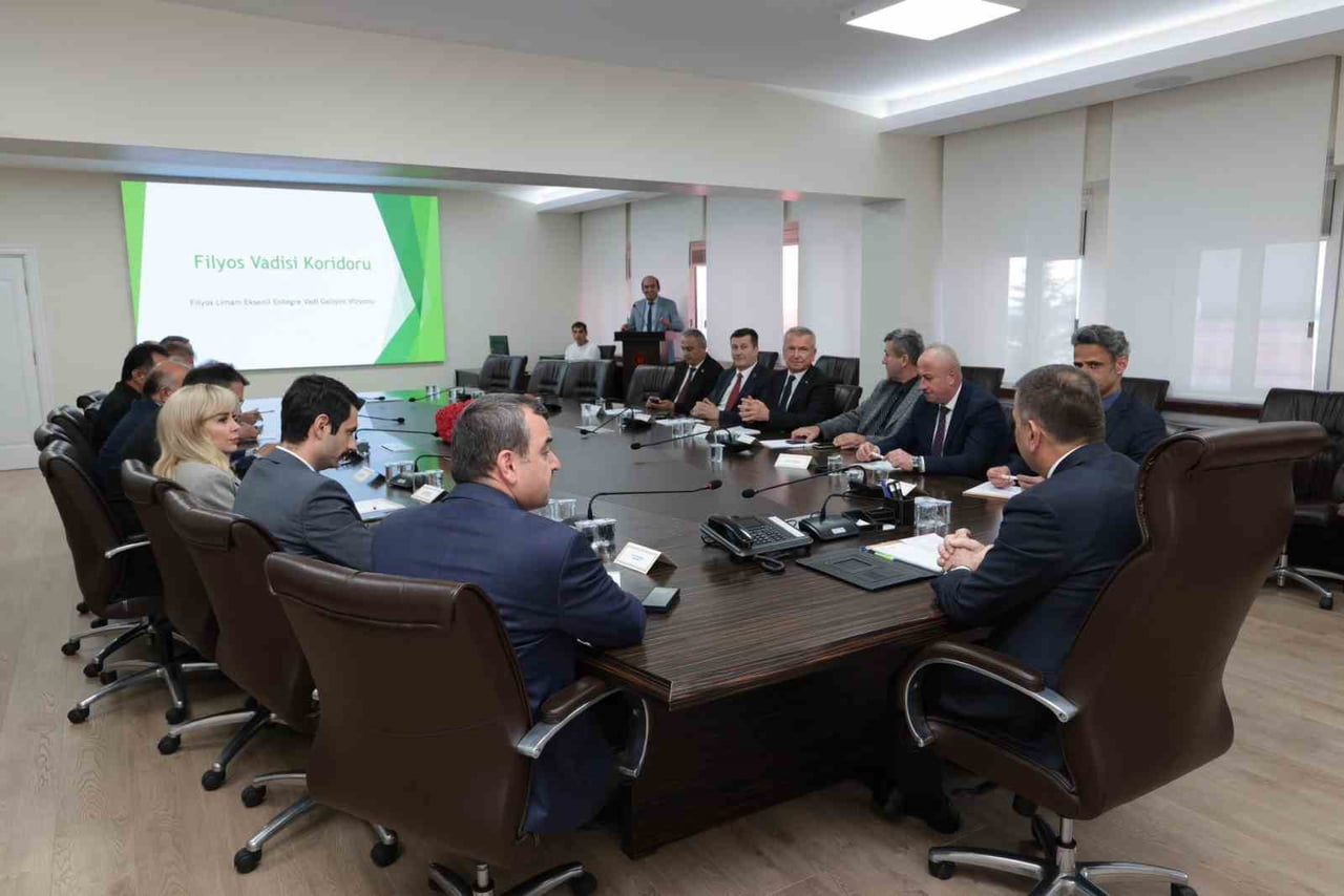 FİLYOS VADİSİ KORİDORU PROJESİ TOPLANTISI GERÇEKLEŞTİRİLDİ