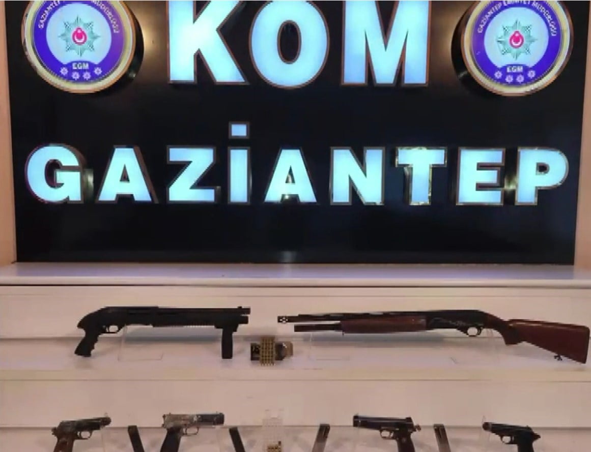 GAZİANTEP'TE 6 ADET RUHSATSIZ SİLAH ELE GEÇİRİLDİ