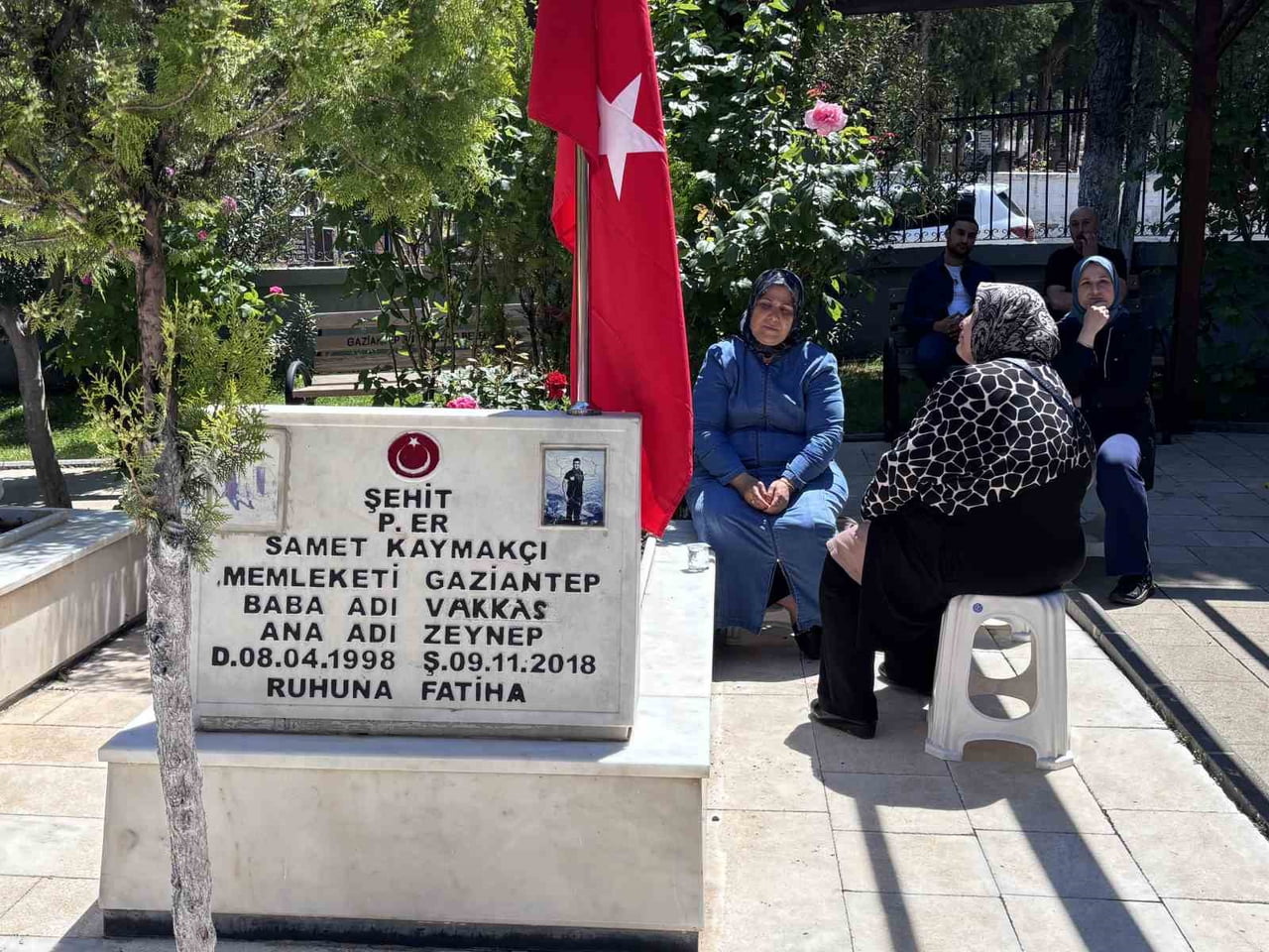 GAZİANTEP'TE MEZARLIKLAR VE ŞEHİTLİKLER ARİFE GÜNÜ DOLDU TAŞTI