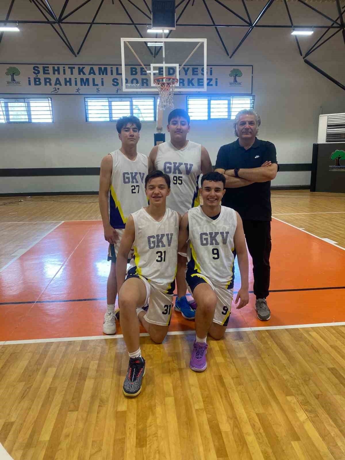 GAZİANTEP KOLEJ VAKFI ÖZEL LİSELERİ GENÇ ERKEK BASKETBOL TAKIMI KATILDIĞI SON TURNUVADA DA...