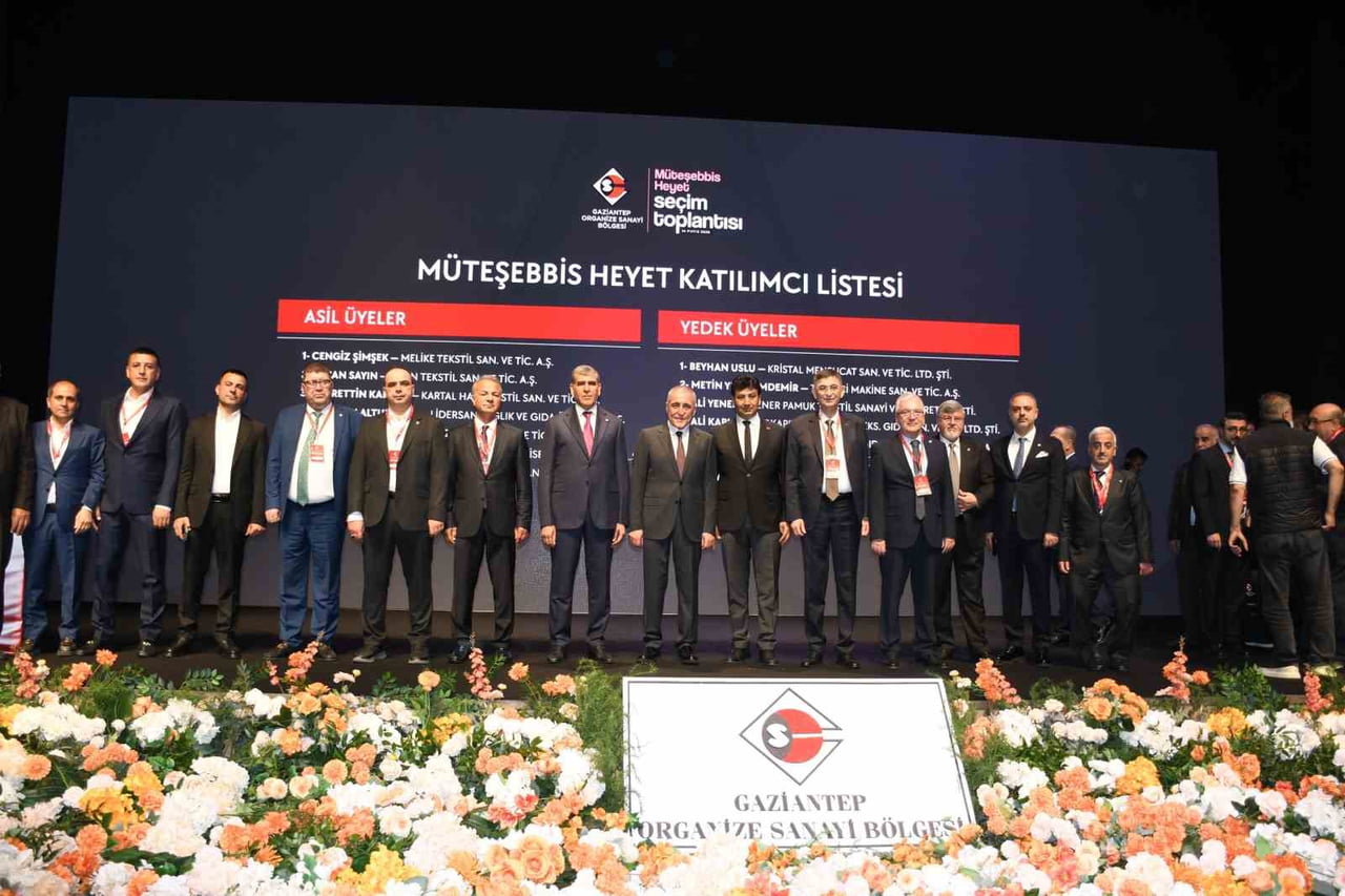 GAZİANTEP ORGANİZE SANAYİ BÖLGESİ MÜTEŞEBBİS HEYETİ SEÇİMLERİ YAPILDI.