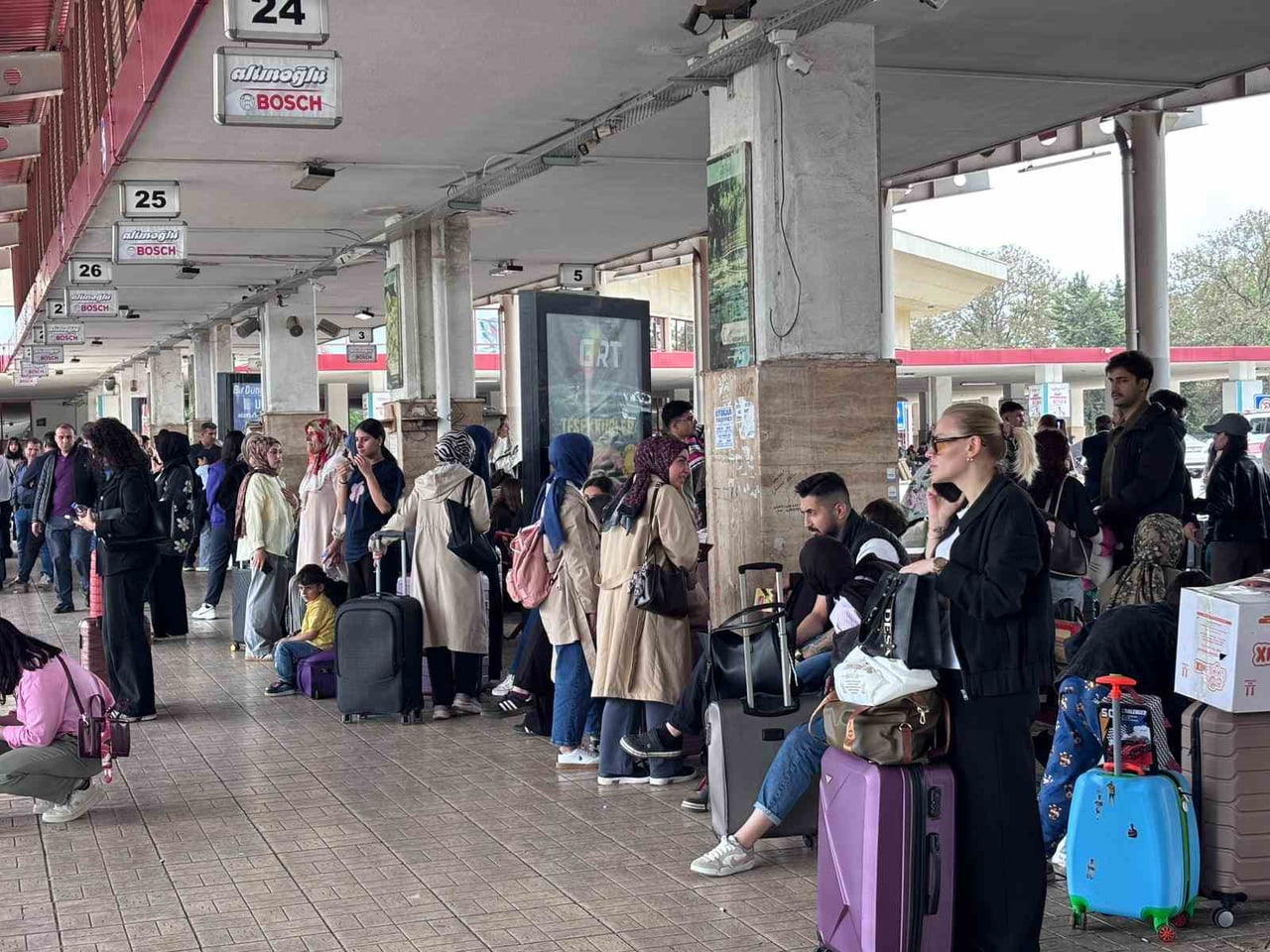 GAZİANTEP OTOGARINDA KURBAN BAYRAMI YOĞUNLUĞU BAŞLADI