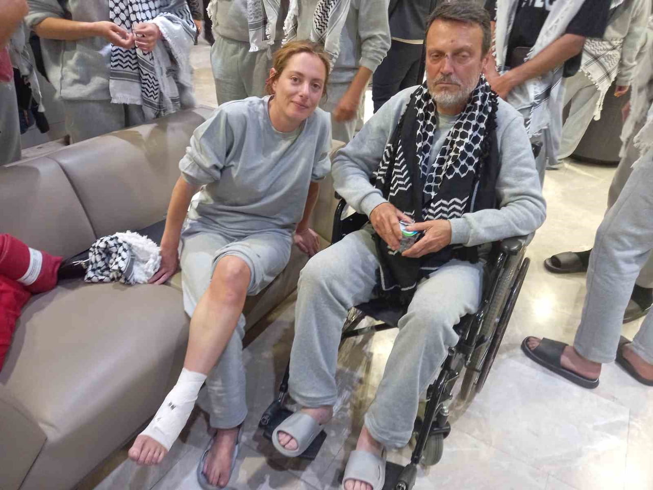 GAZZE ŞERİDİ'NE YARDIM ULAŞTIRMAK ÜZERE TEKNELERLE YOLA ÇIKAN VE ULUSLARARASI SULARDA İSRAİL...