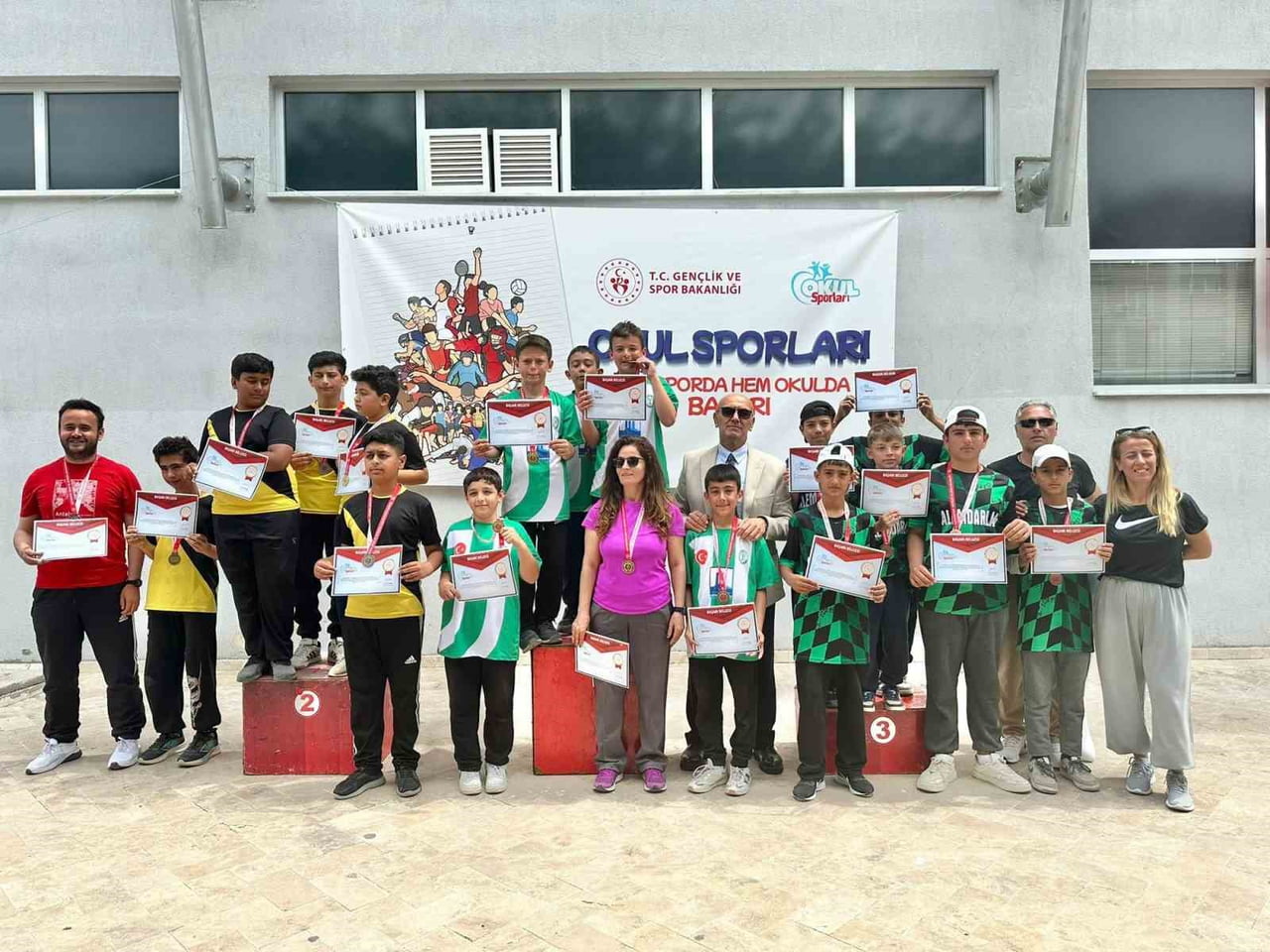 GENÇLİK VE SPOR BAKANLIĞI TARAFINDAN MANİSA’NIN AKHİSAR İLÇESİNDE DÜZENLENEN OKUL SPORLARI BOCCE...