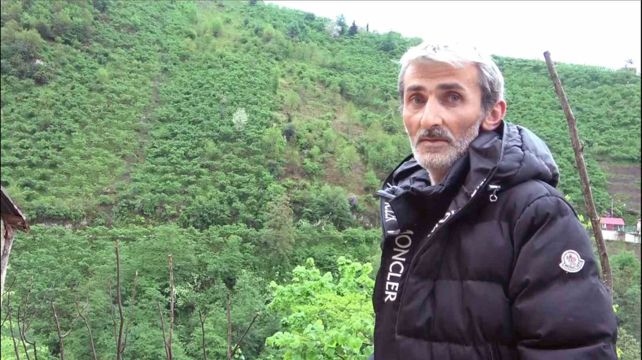 GİRESUN’UN GÜCE İLÇESİNDE KONTROLDEN ÇIKARAK YÜZLERCE METRELİK YAMAÇTAN AŞAĞI YUVARLANAN ARACIN...