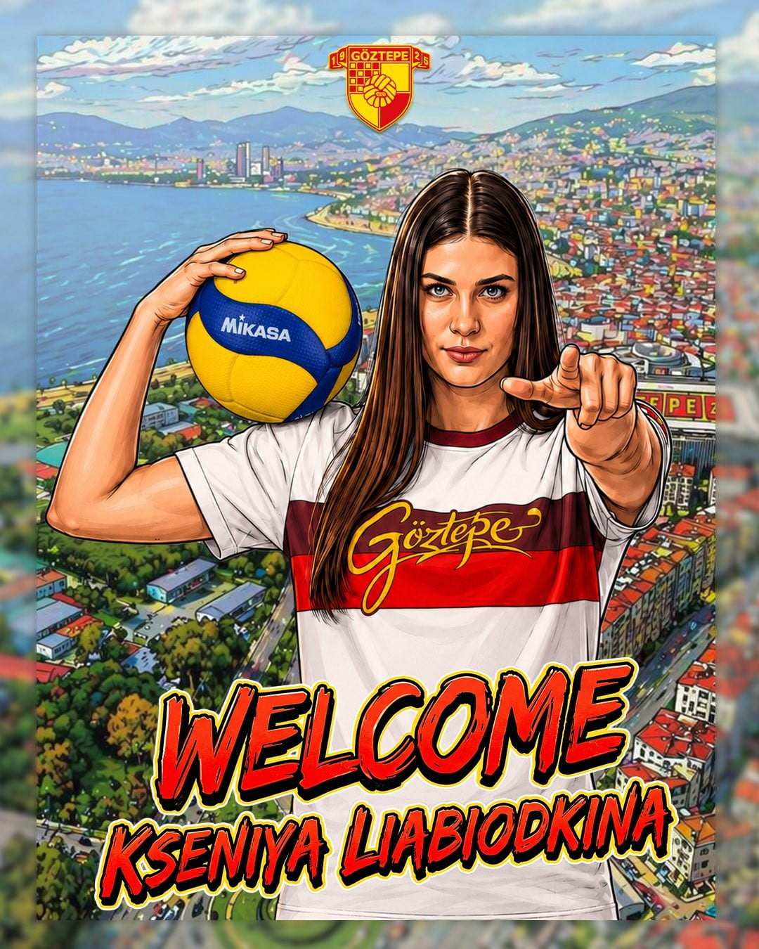 GÖZTEPE VOLEYBOL, KSENİYA LİABİODKİNA’YI TRANSFER ETTİ