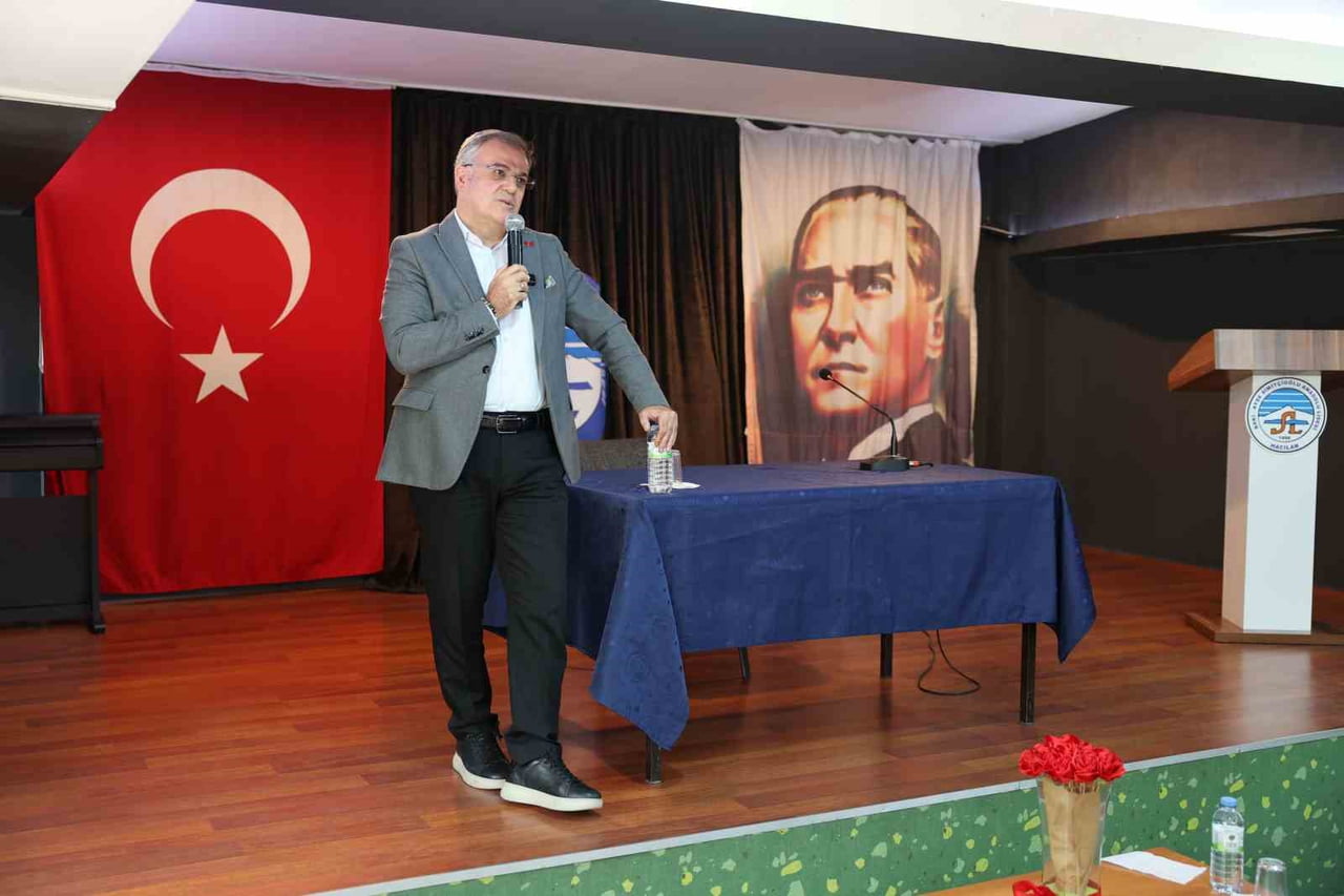 HACILAR BELEDİYE BAŞKANI BİLAL ÖZDOĞAN, BAKİ-AYŞE SİMİTÇİOĞLU ANADOLU LİSESİ TARAFINDAN DÜZENLENEN...