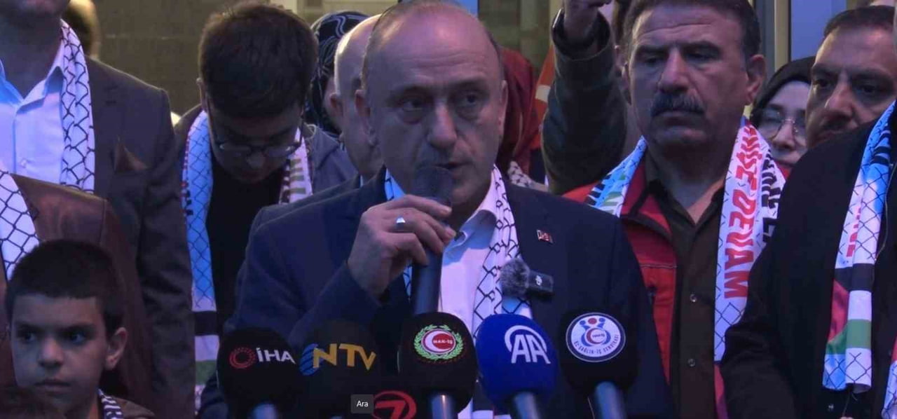 HAK-İŞ GENEL BAŞKAN VEKİLİ DEVLET SERT, "SİYONİST İŞGALCİ İSRAİL’İN, İÇERİSİNDE YALNIZCA İNSANİ...