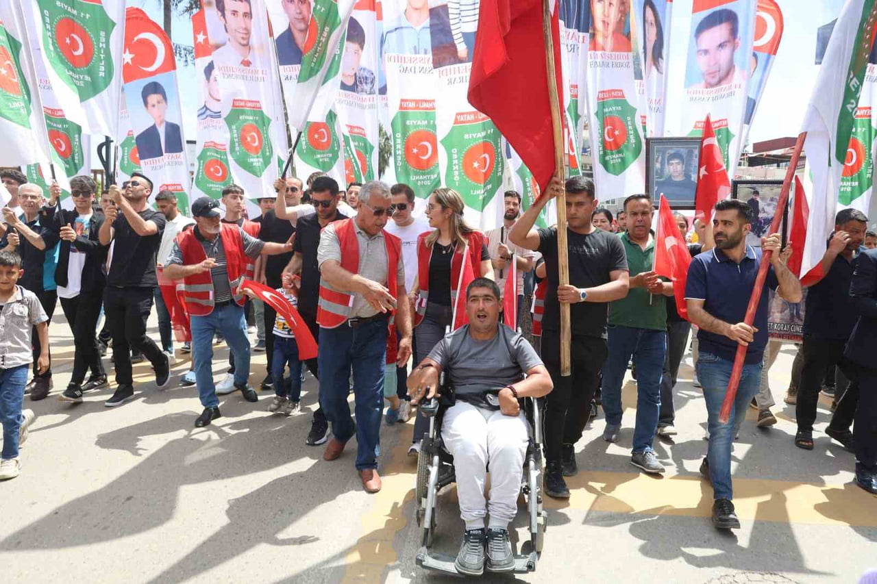 HATAY'IN REYHANLI İLÇESİNDE 13 YIL ÖNCEKİ BOMBALI SALDIRILARDA HAYATINI KAYBEDEN 53 KİŞİ TÖRENLE...