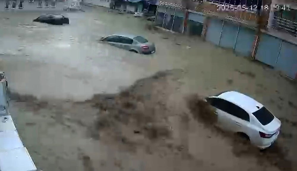 HAVZA İLÇESİNDE ETKİLİ OLAN SAĞANAK YAĞIŞ SONRASI MEYDANA GELEN SEL FELAKETİNİN DEHŞET ANLARI...