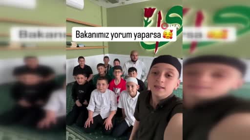 İçişleri Bakanı Çiftçi'nin söz verdiği hafızlık adayları için yemek programı...
