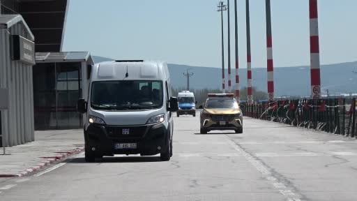İçişleri Bakanı Çiftçi'ye klasik arabalarla karşılama konvoyu