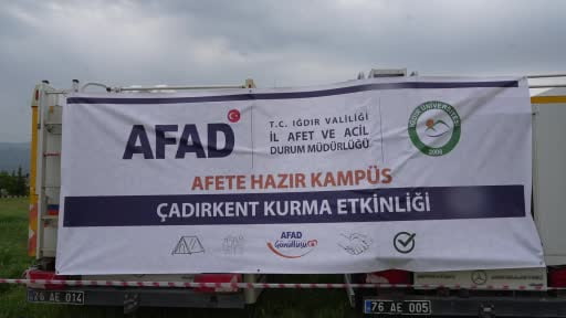 Iğdır, çadırkent yönetiminde Türkiye’ye örnek olmayı hedefliyor