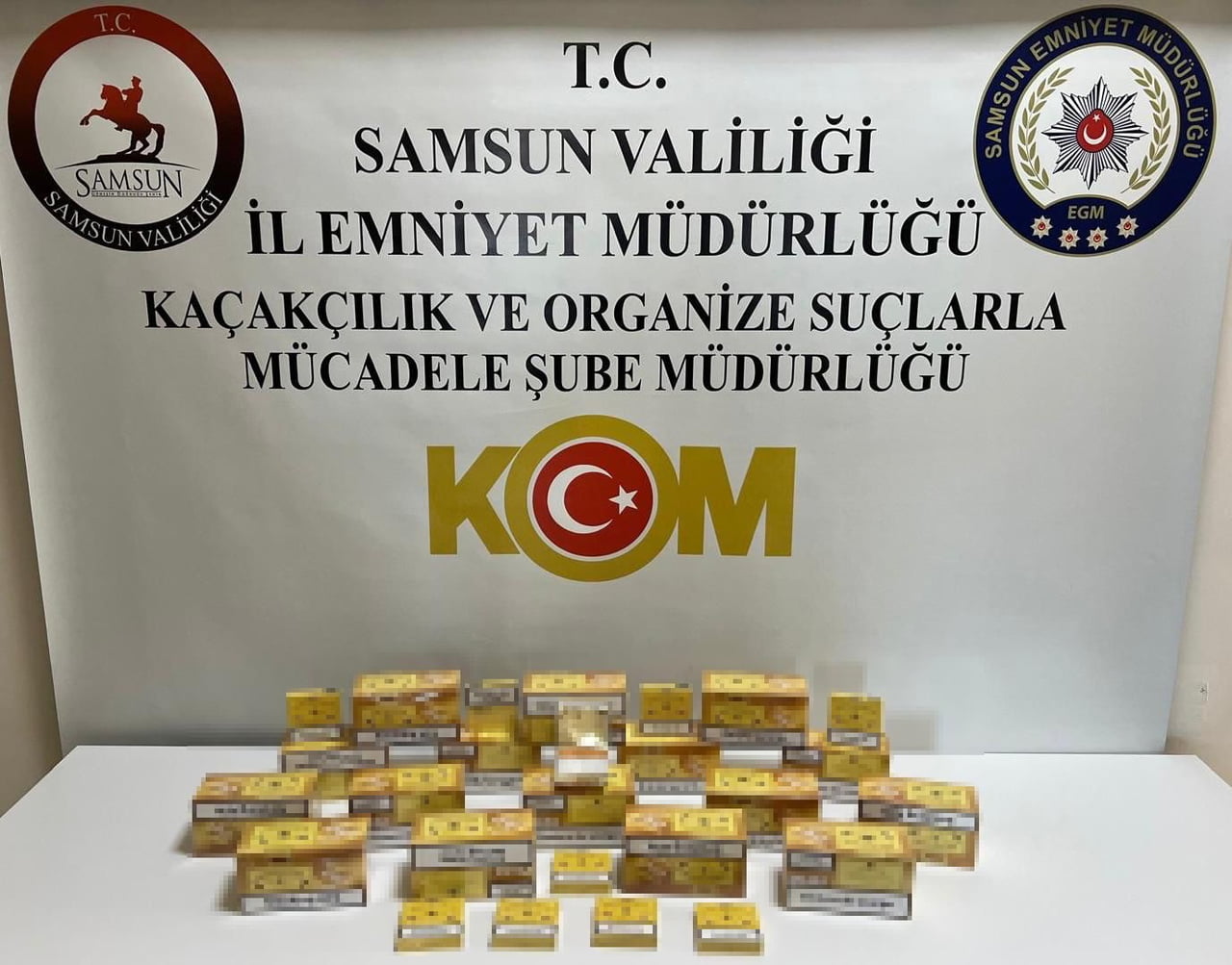 İKİ AYRI KAÇAKÇILIK OPERASYONUNDA 410 BİN ADET KAÇAK MAKARON ELE GEÇİRİLDİ.