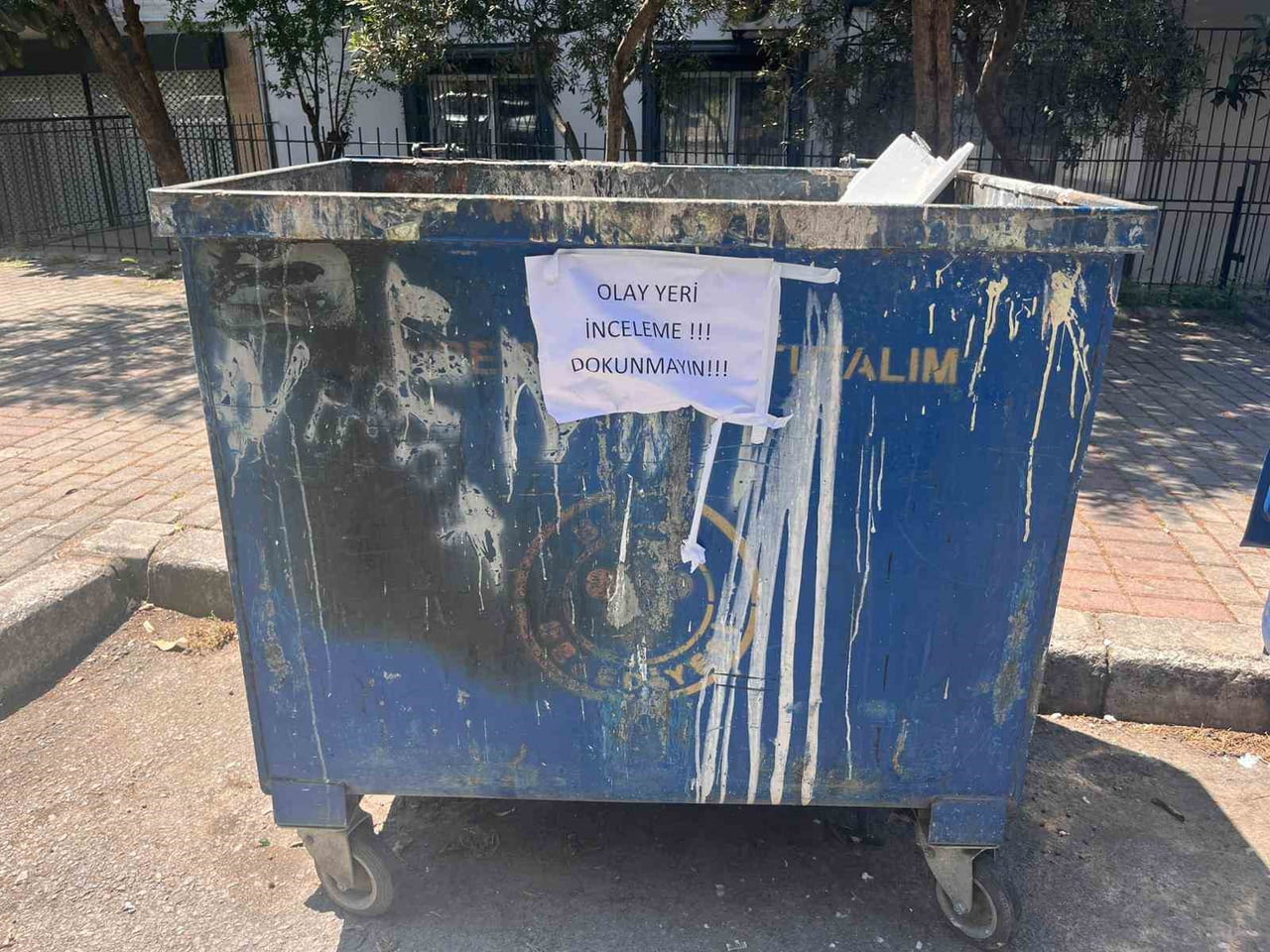 İZMİR'İN BUCA İLÇESİNDE BİR ÇÖP KONTEYNERİNİN İÇİNE BIRAKILAN POŞETLERİN İÇİNDE 33 ÖLÜ KEDİ...